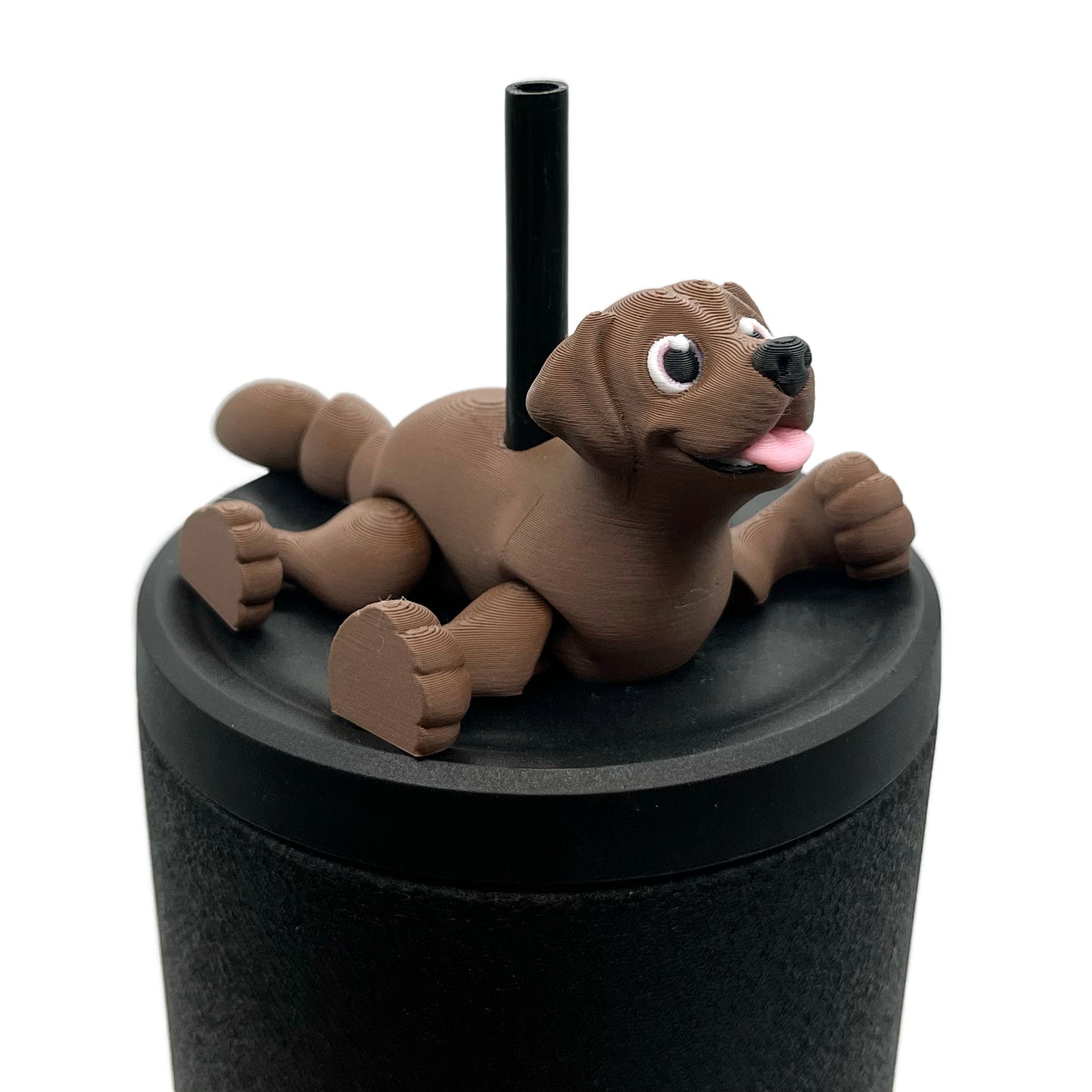 Paw Pals Sip Sidekicks – Adorable Dog and Cat Straw Buddy for Your Tumbler