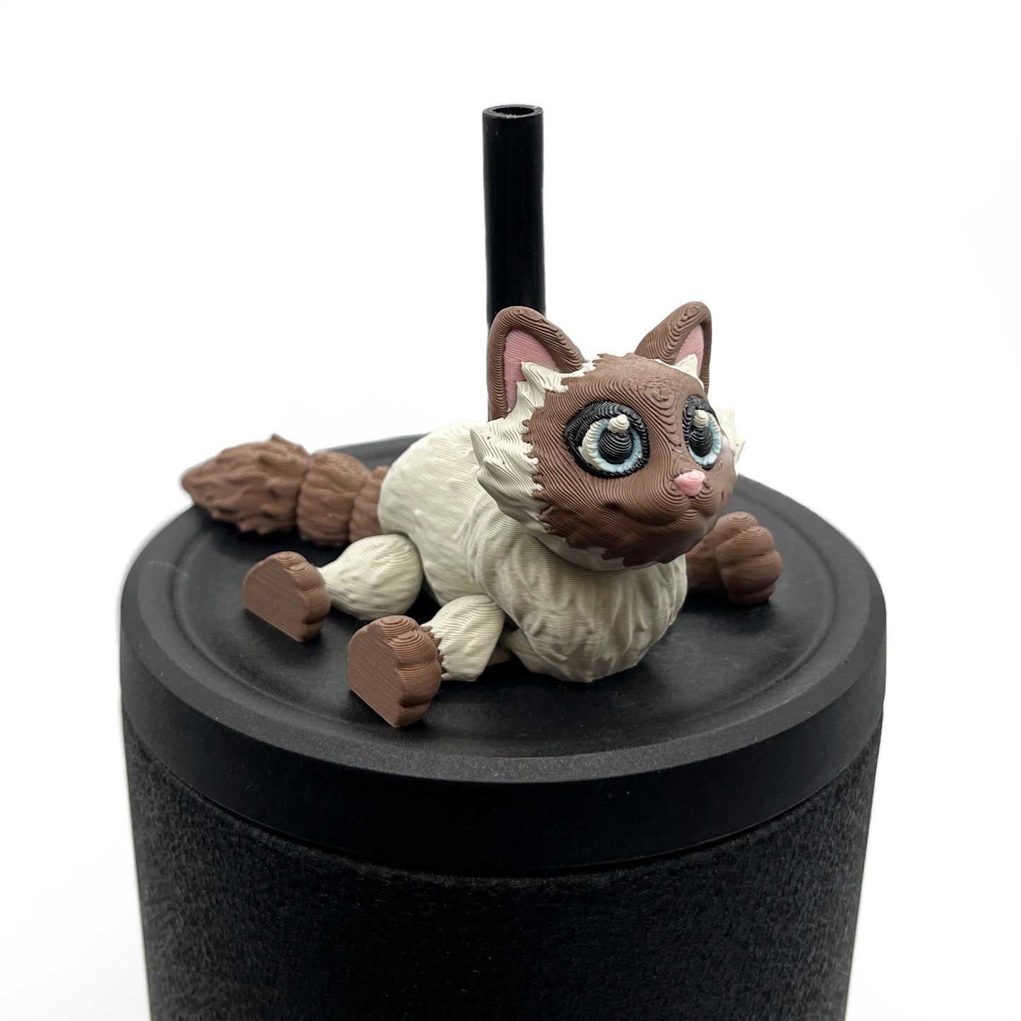 Paw Pals Sip Sidekicks – Adorable Dog and Cat Straw Buddy for Your Tumbler