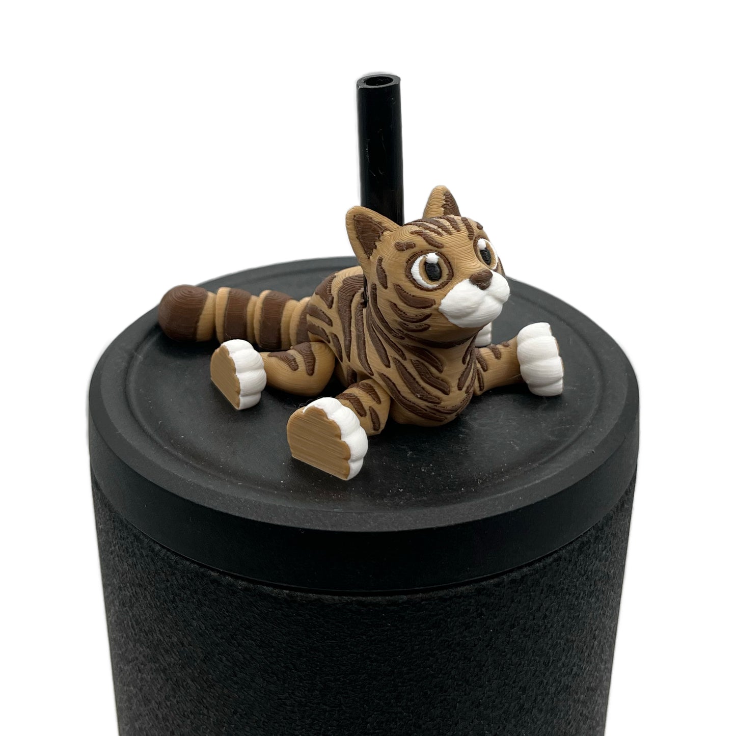 Paw Pals Sip Sidekicks – Adorable Dog and Cat Straw Buddy for Your Tumbler