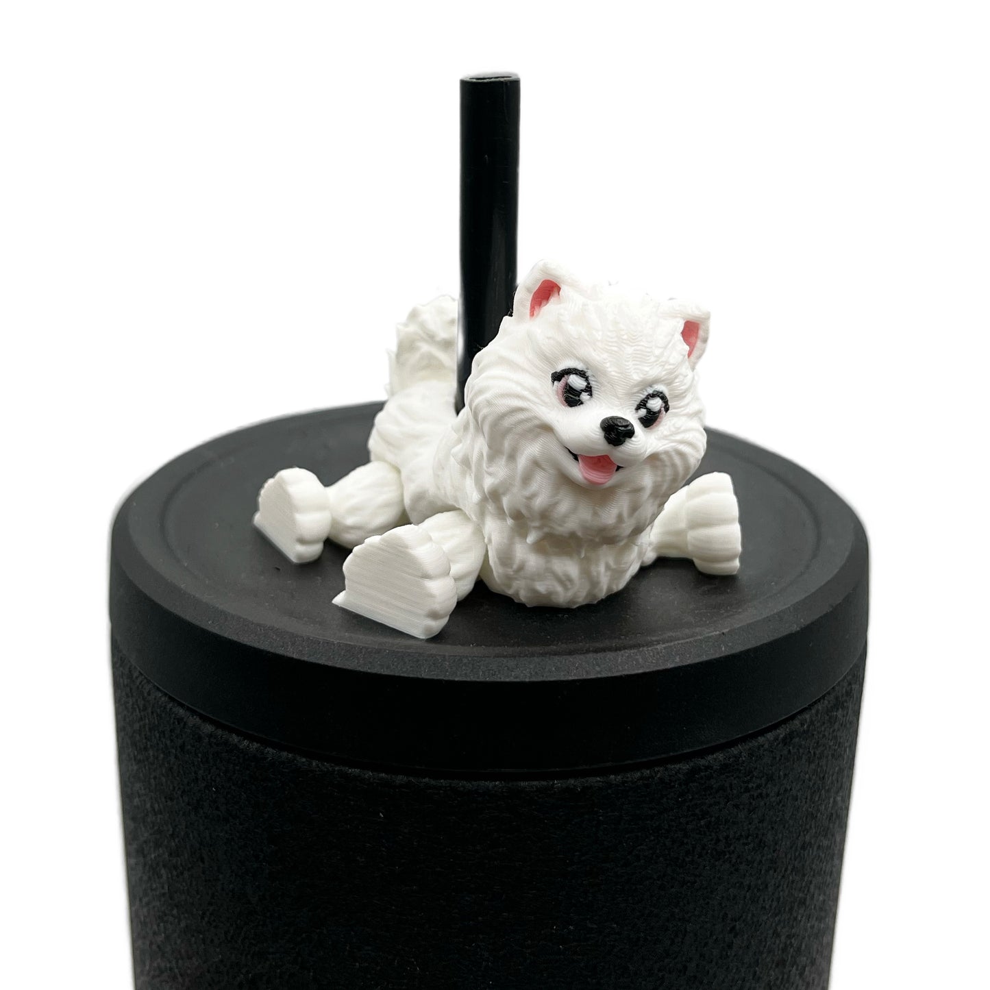 Paw Pals Sip Sidekicks – Adorable Dog and Cat Straw Buddy for Your Tumbler