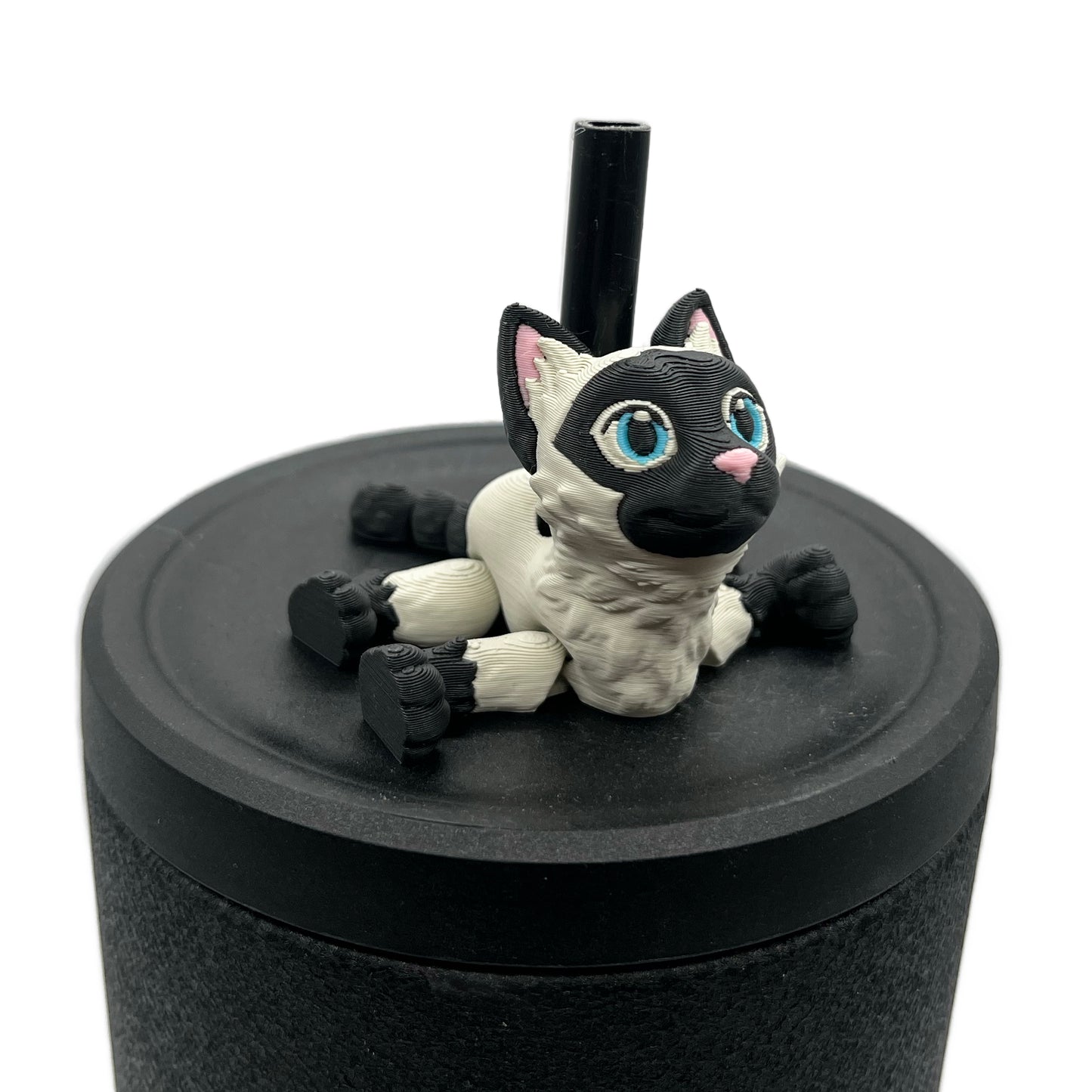 Paw Pals Sip Sidekicks – Adorable Dog and Cat Straw Buddy for Your Tumbler