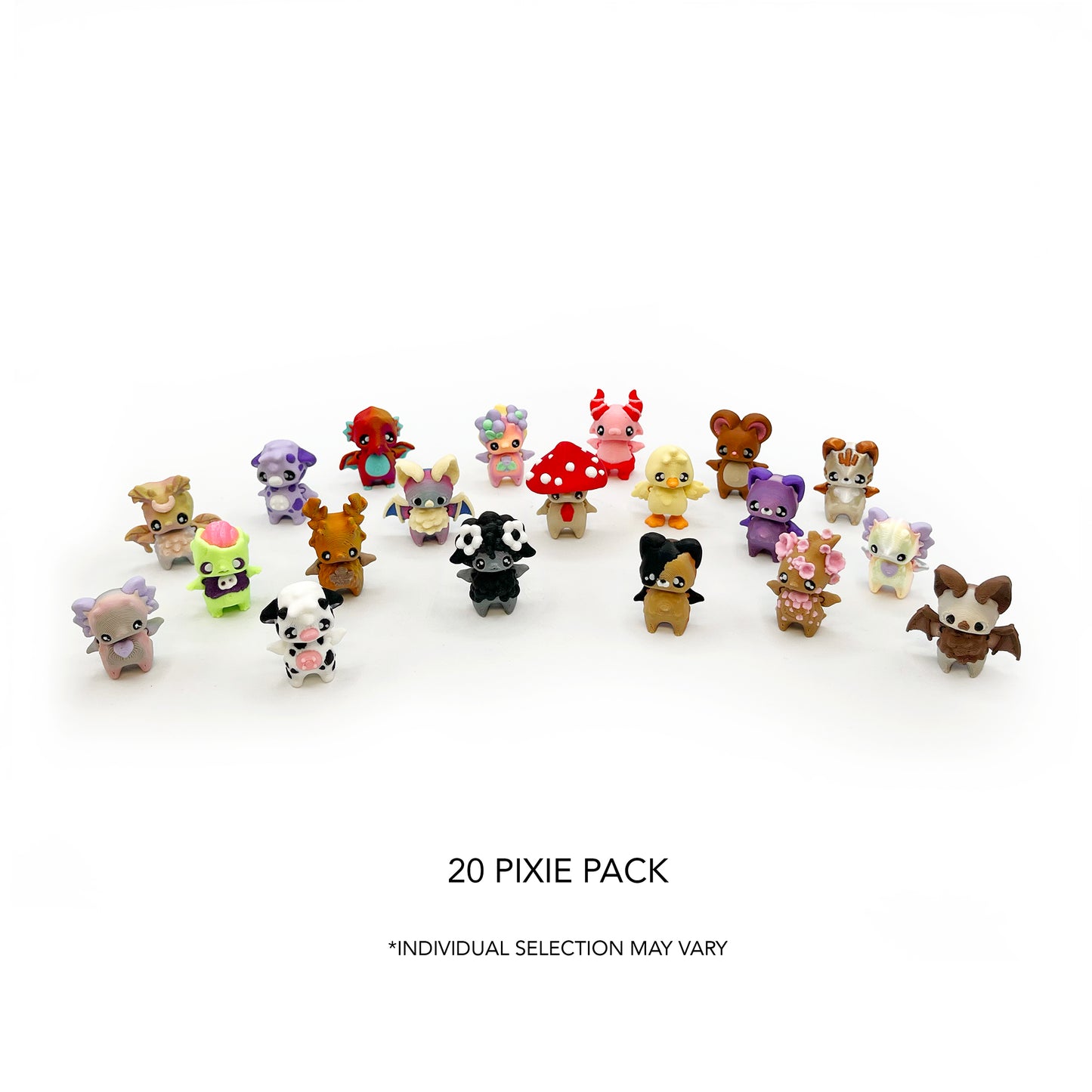 Pixie Micros – Pumpkin & Mushroom Container Edition | 3D Printed Micro Collectibles