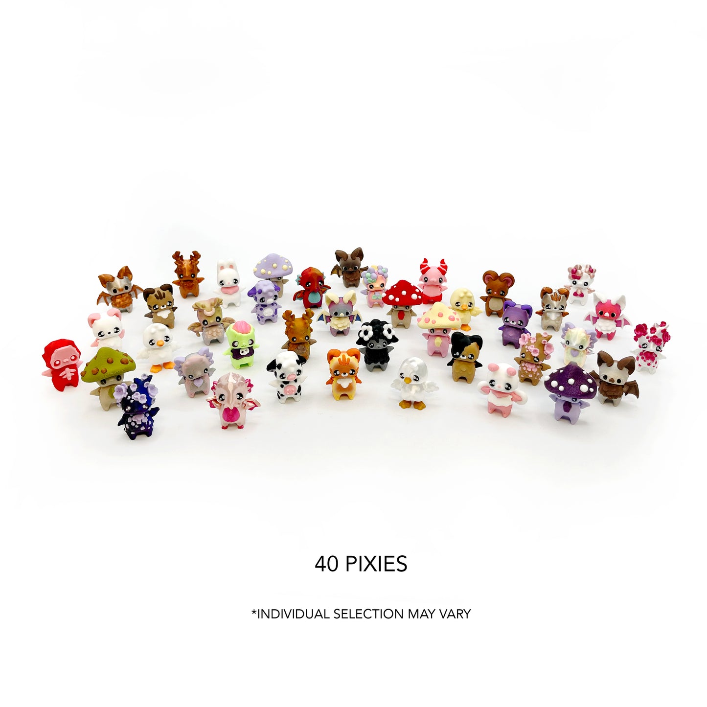 Pixie Micros – Pumpkin & Mushroom Container Edition | 3D Printed Micro Collectibles