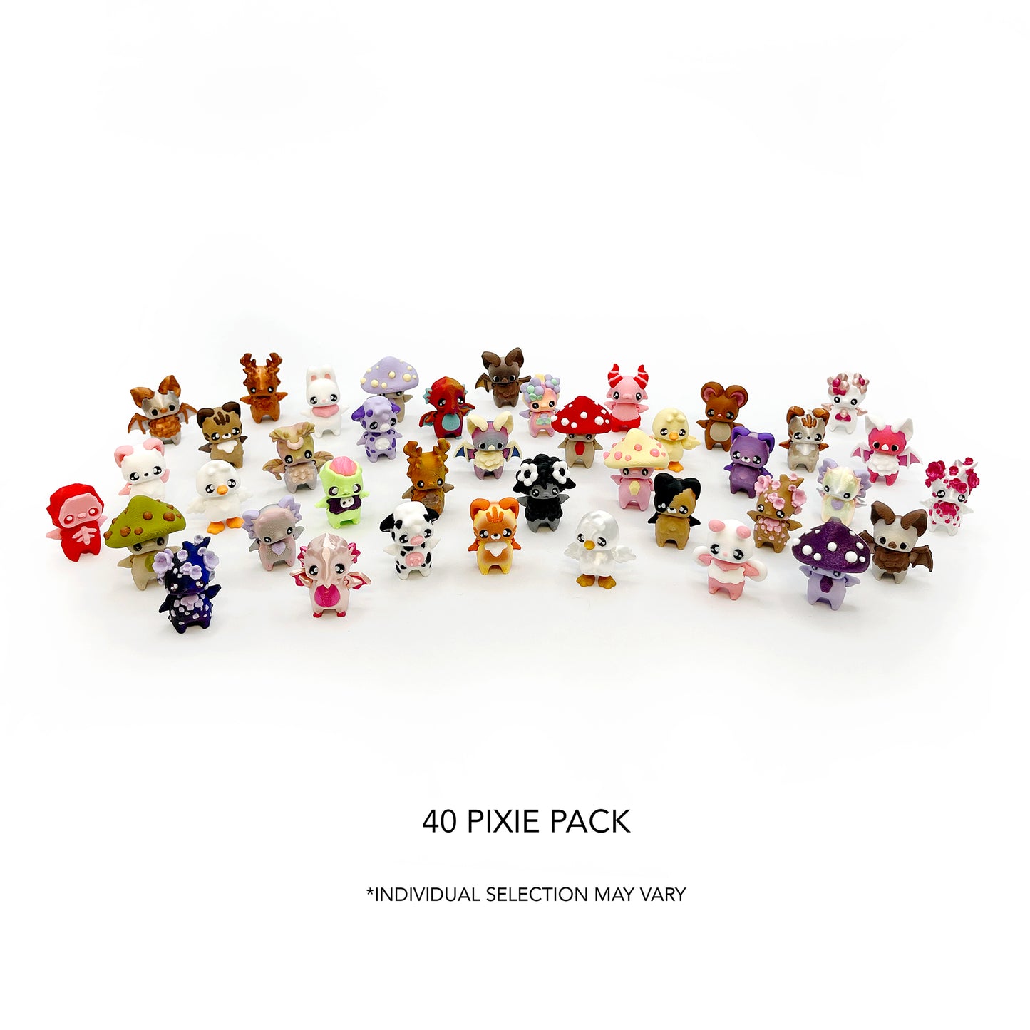 Pixie Micros – Pumpkin & Mushroom Container Edition | 3D Printed Micro Collectibles