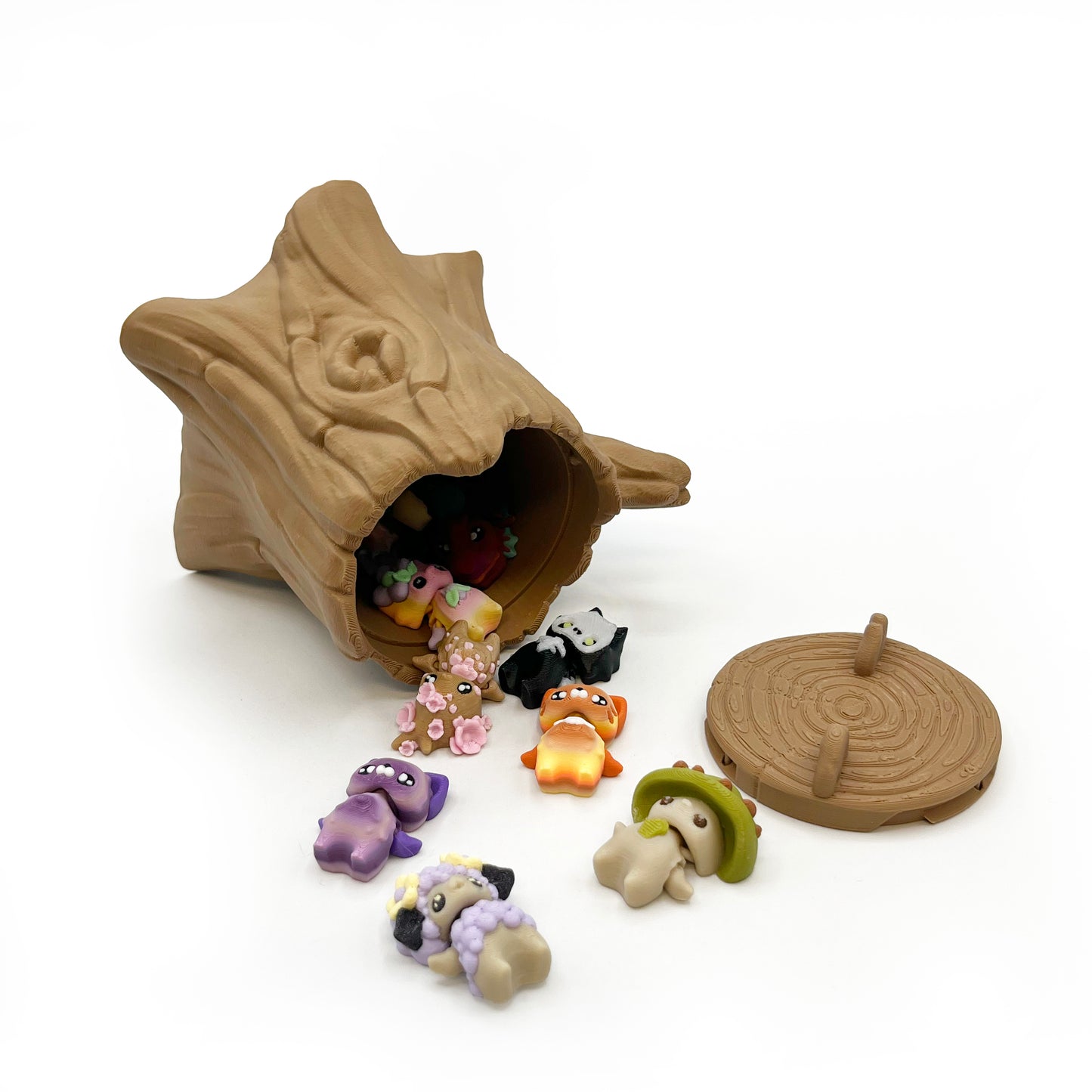 Pixie Micros – Pumpkin & Mushroom Container Edition | 3D Printed Micro Collectibles