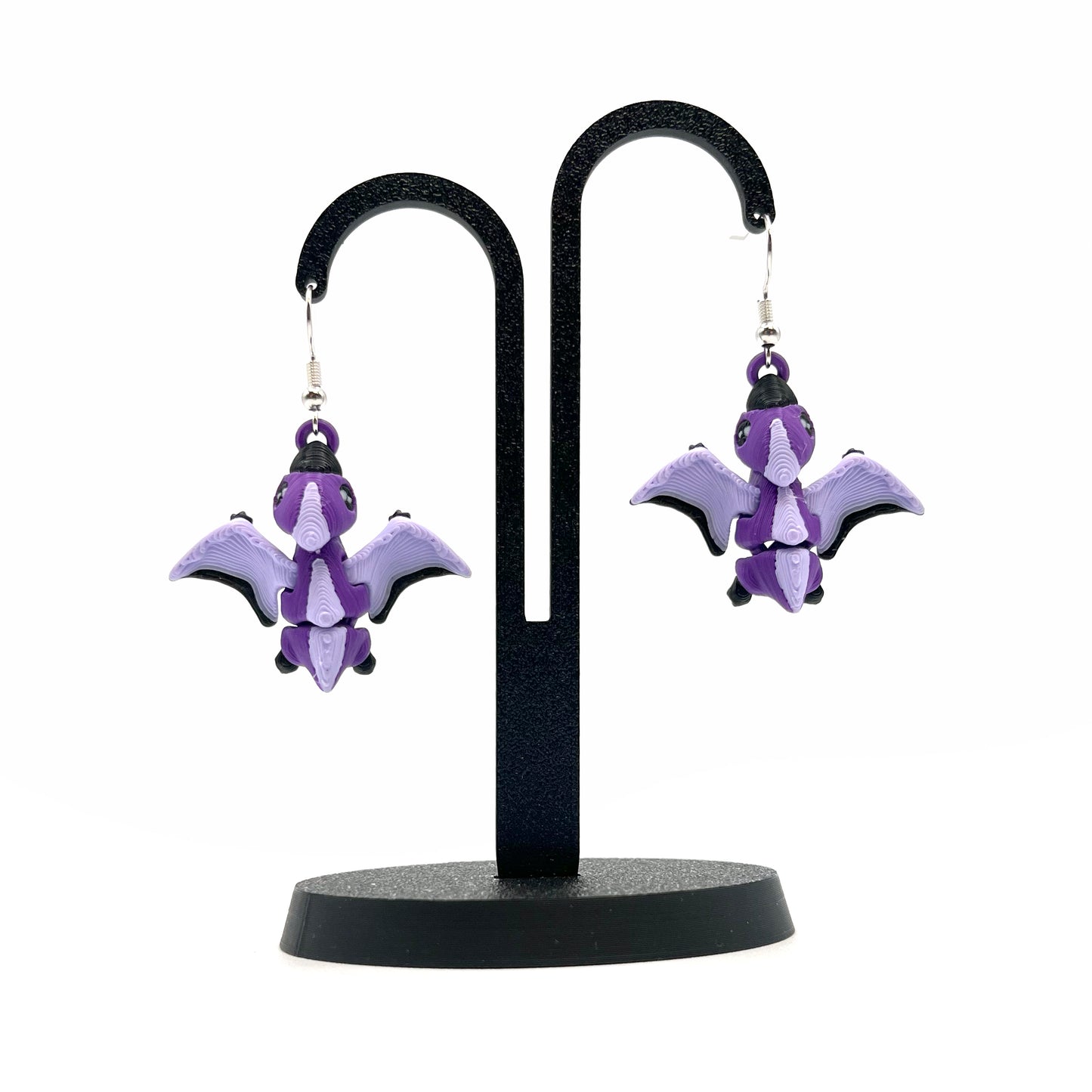 Tiny Dino Earrings - Lightweight 3D Printed Dinosaur Earrings I Cute Prehistoric Accessories