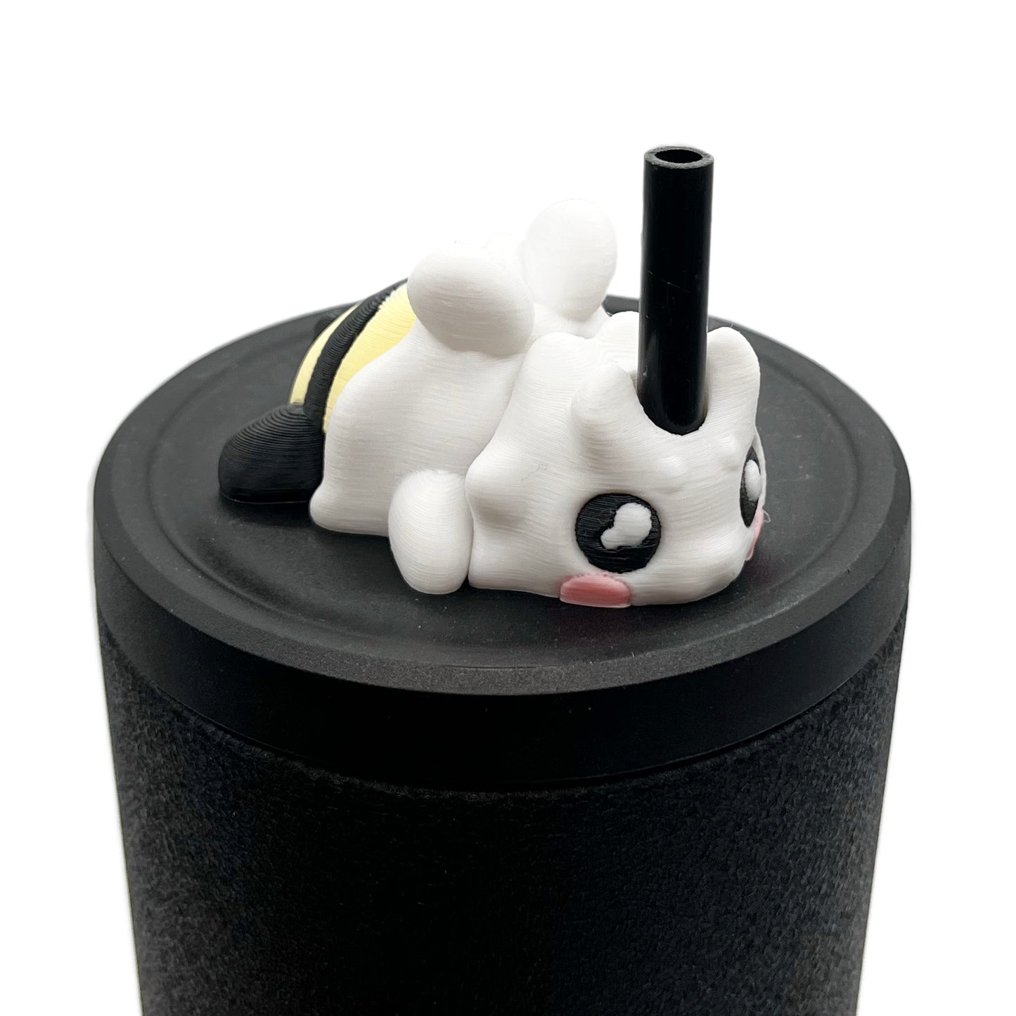 Sip Sidekicks - Articulating 3D Printed Animal Figurines – Pocket-Sized Drinkware Collectibles – Adorable 3D Printed Straw Buddy for Tumbler Cups | Collectible Cup Charm