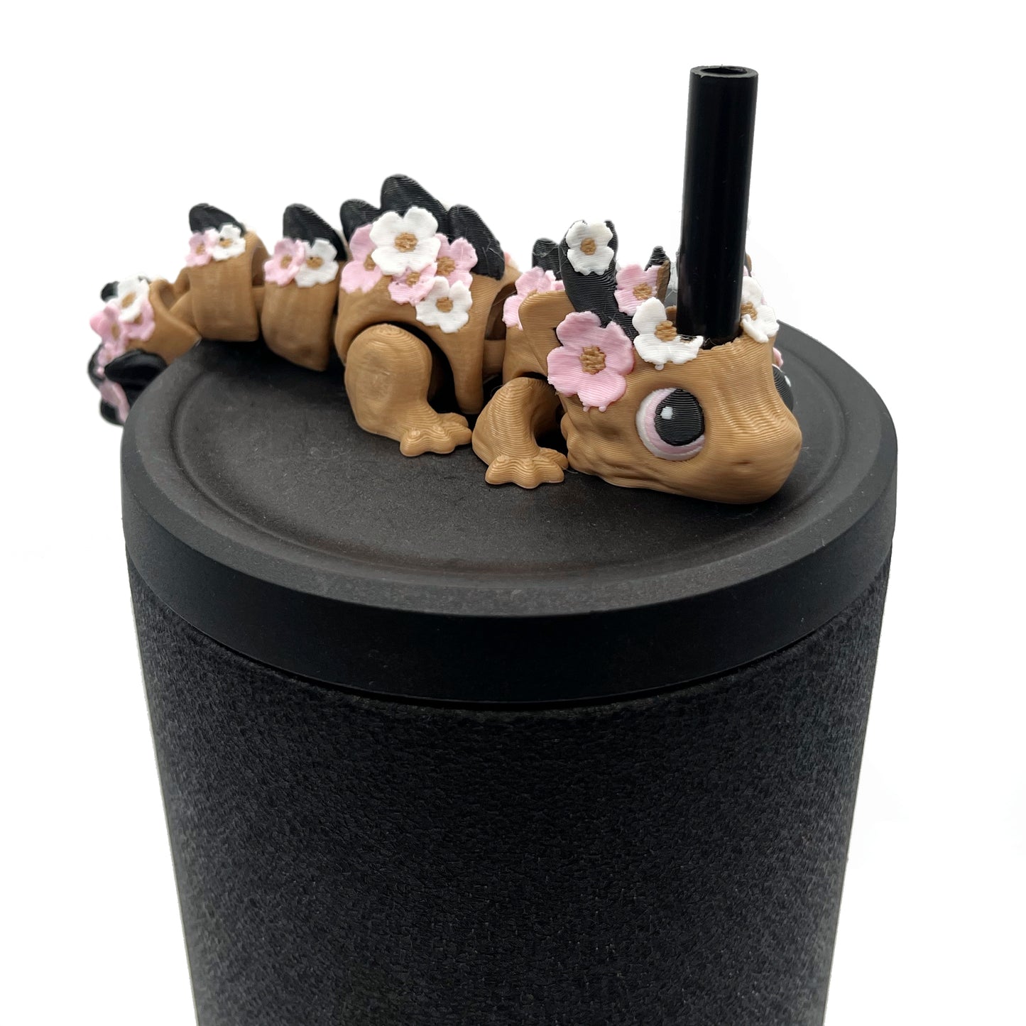 Baby Dragon Sip Sidekicks – 3D Printed Straw Buddy Accessories | Fantasy Dragon Drink Charms