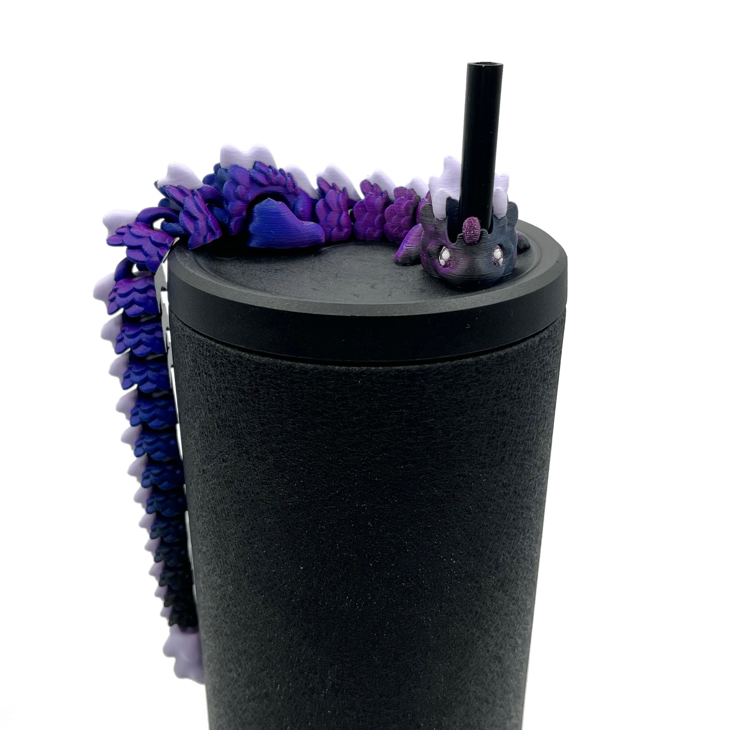 Baby Dragon Sip Sidekicks – 3D Printed Straw Buddy Accessories | Fantasy Dragon Drink Charms