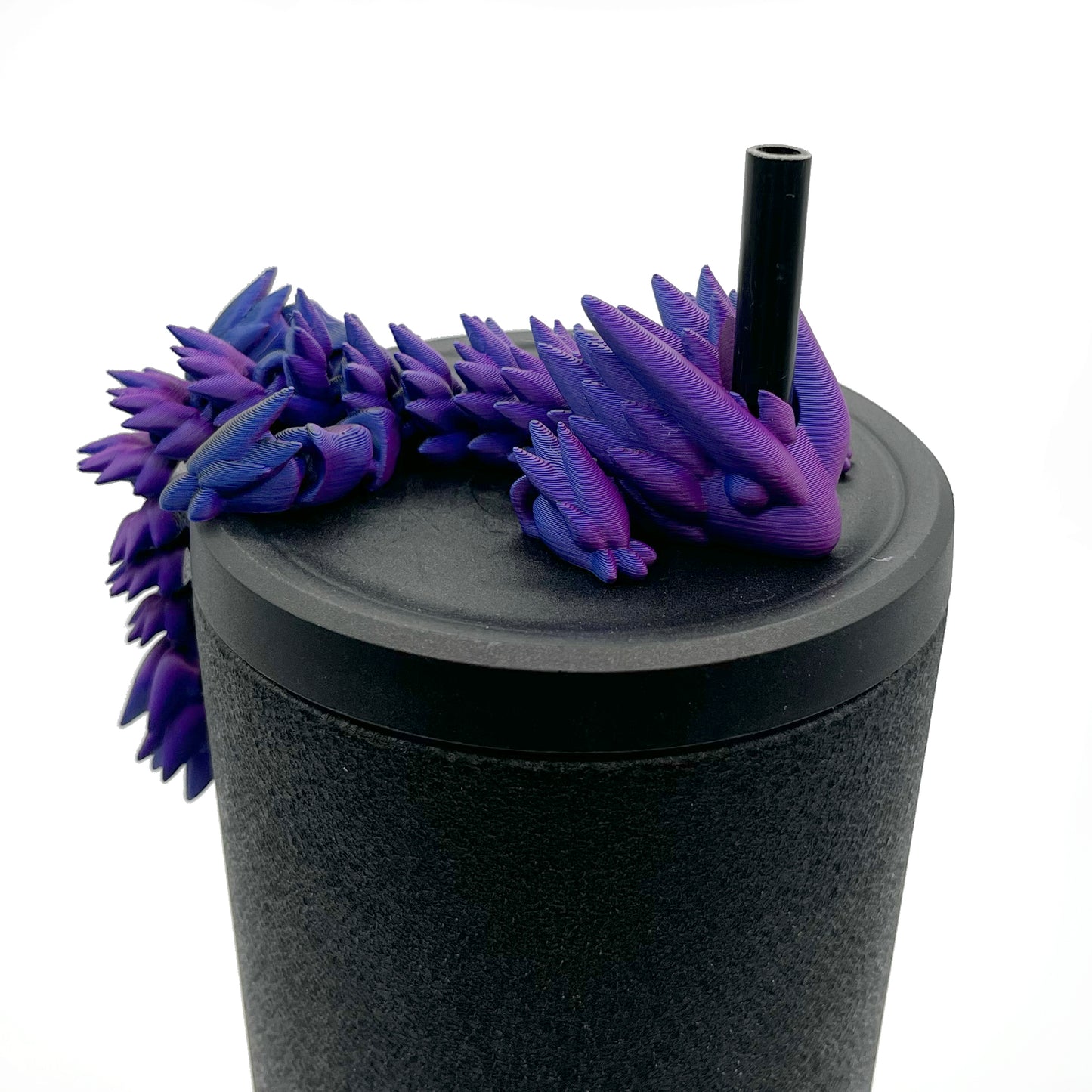 Baby Dragon Sip Sidekicks – 3D Printed Straw Buddy Accessories | Fantasy Dragon Drink Charms