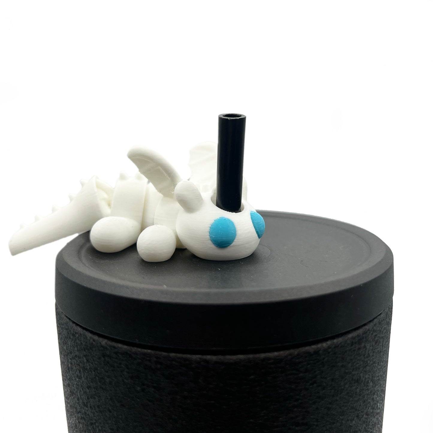 Sip Sidekicks - Articulating 3D Printed Animal Figurines – Pocket-Sized Drinkware Collectibles – Adorable 3D Printed Straw Buddy for Tumbler Cups | Collectible Cup Charm