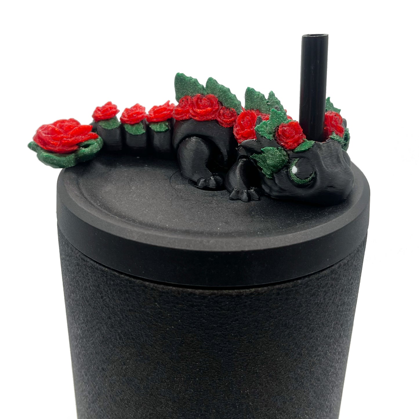 Baby Dragon Sip Sidekicks – 3D Printed Straw Buddy Accessories | Fantasy Dragon Drink Charms