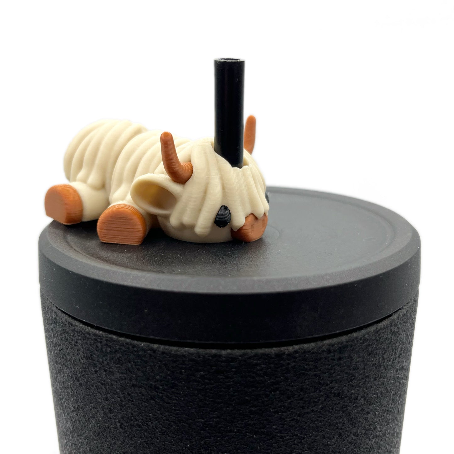 Sip Sidekicks - Articulating 3D Printed Animal Figurines – Pocket-Sized Drinkware Collectibles – Adorable 3D Printed Straw Buddy for Tumbler Cups | Collectible Cup Charm