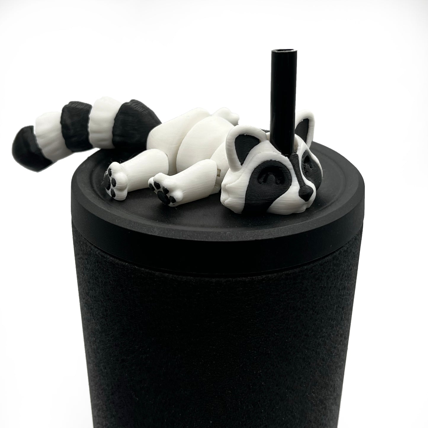 Sip Sidekicks - Articulating 3D Printed Animal Figurines – Pocket-Sized Drinkware Collectibles – Adorable 3D Printed Straw Buddy for Tumbler Cups | Collectible Cup Charm