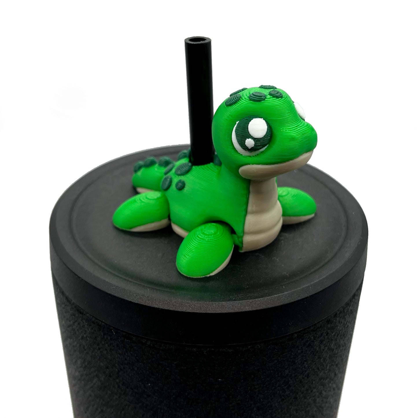 Sip Sidekicks - Articulating 3D Printed Animal Figurines – Pocket-Sized Drinkware Collectibles – Adorable 3D Printed Straw Buddy for Tumbler Cups | Collectible Cup Charm