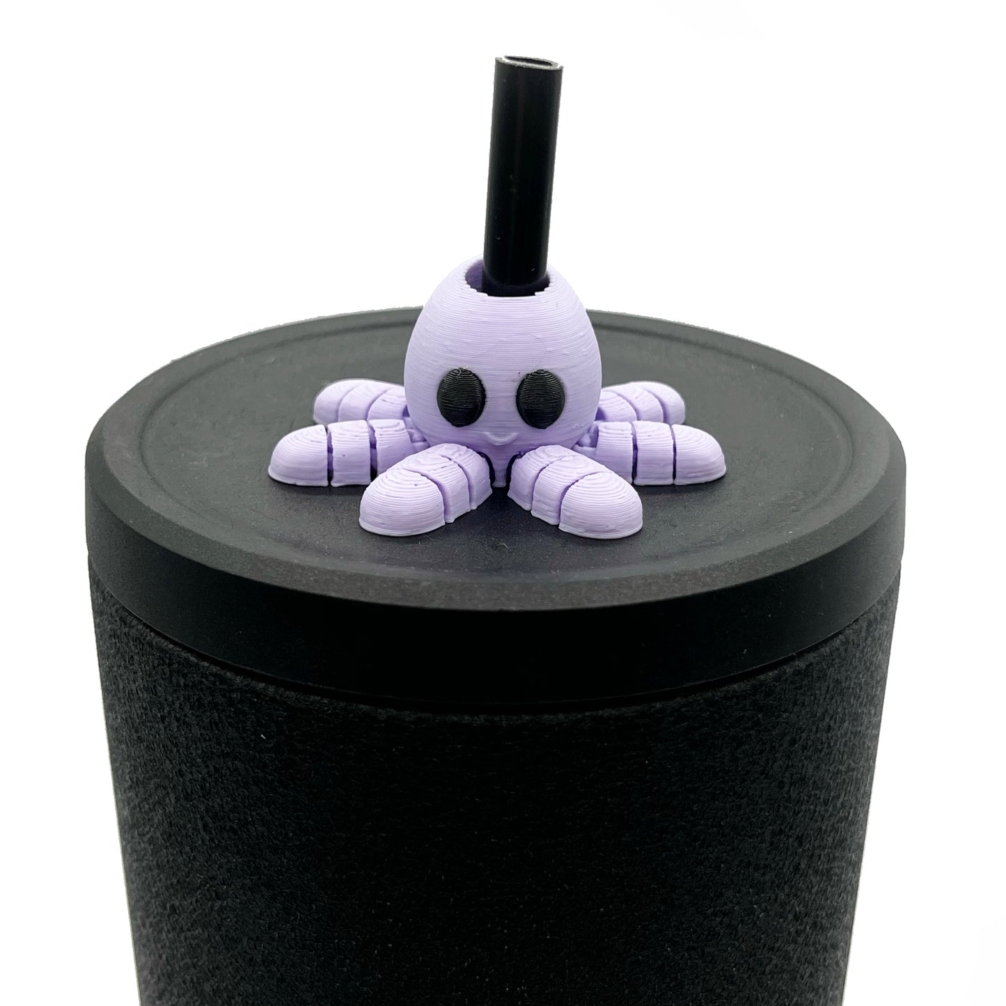 Sip Sidekicks - Articulating 3D Printed Animal Figurines – Pocket-Sized Drinkware Collectibles – Adorable 3D Printed Straw Buddy for Tumbler Cups | Collectible Cup Charm