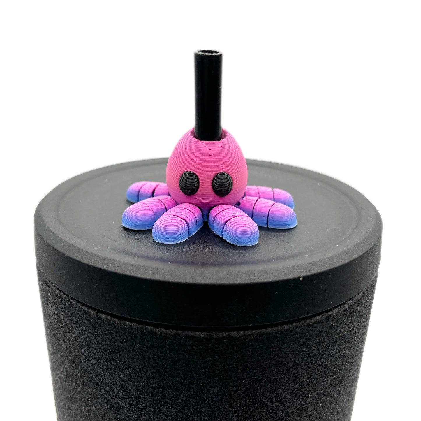 Sip Sidekicks - Articulating 3D Printed Animal Figurines – Pocket-Sized Drinkware Collectibles – Adorable 3D Printed Straw Buddy for Tumbler Cups | Collectible Cup Charm