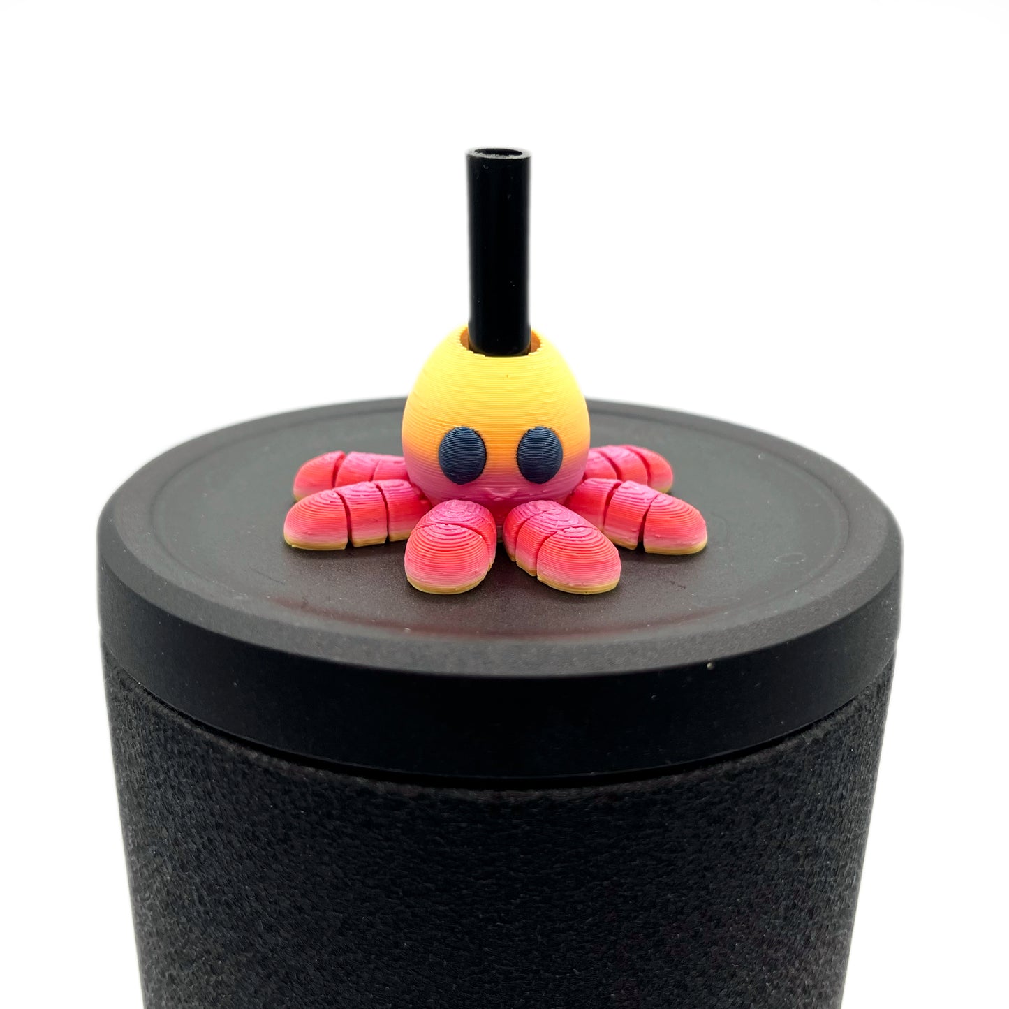 Sip Sidekicks - Articulating 3D Printed Animal Figurines – Pocket-Sized Drinkware Collectibles – Adorable 3D Printed Straw Buddy for Tumbler Cups | Collectible Cup Charm