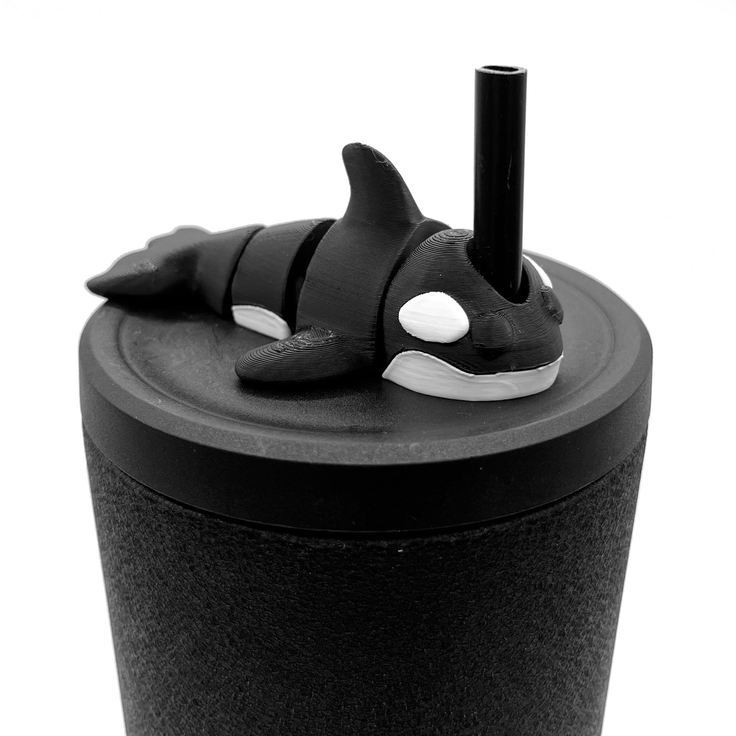 Sip Sidekicks - Articulating 3D Printed Animal Figurines – Pocket-Sized Drinkware Collectibles – Adorable 3D Printed Straw Buddy for Tumbler Cups | Collectible Cup Charm