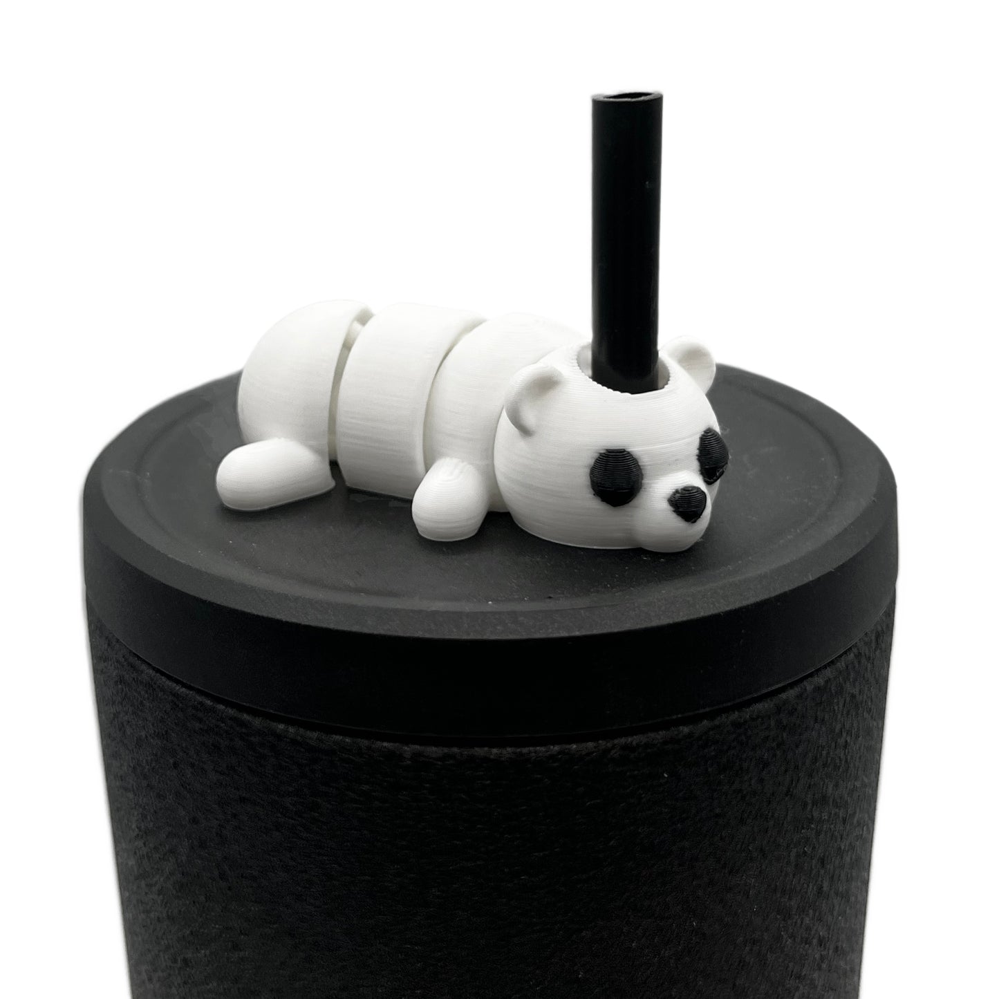 Sip Sidekicks - Articulating 3D Printed Animal Figurines – Pocket-Sized Drinkware Collectibles – Adorable 3D Printed Straw Buddy for Tumbler Cups | Collectible Cup Charm