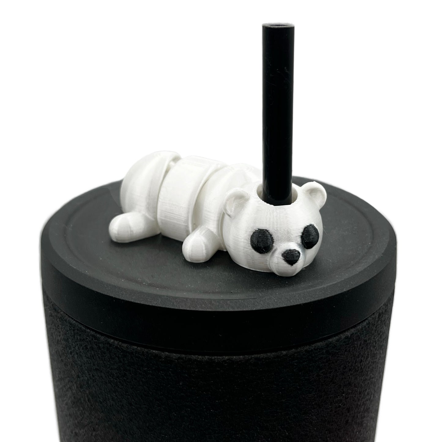 Sip Sidekicks - Articulating 3D Printed Animal Figurines – Pocket-Sized Drinkware Collectibles – Adorable 3D Printed Straw Buddy for Tumbler Cups | Collectible Cup Charm