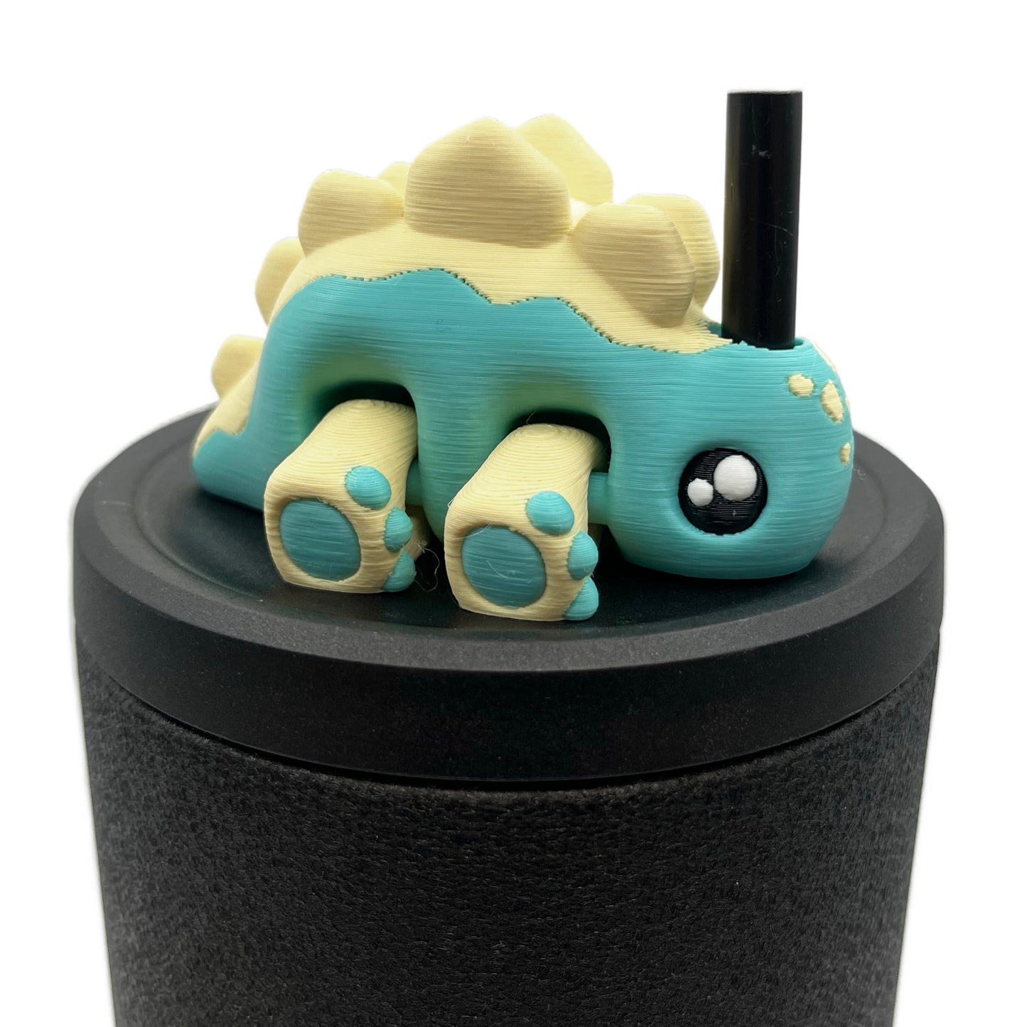 Sip Sidekicks - Articulating 3D Printed Animal Figurines – Pocket-Sized Drinkware Collectibles – Adorable 3D Printed Straw Buddy for Tumbler Cups | Collectible Cup Charm