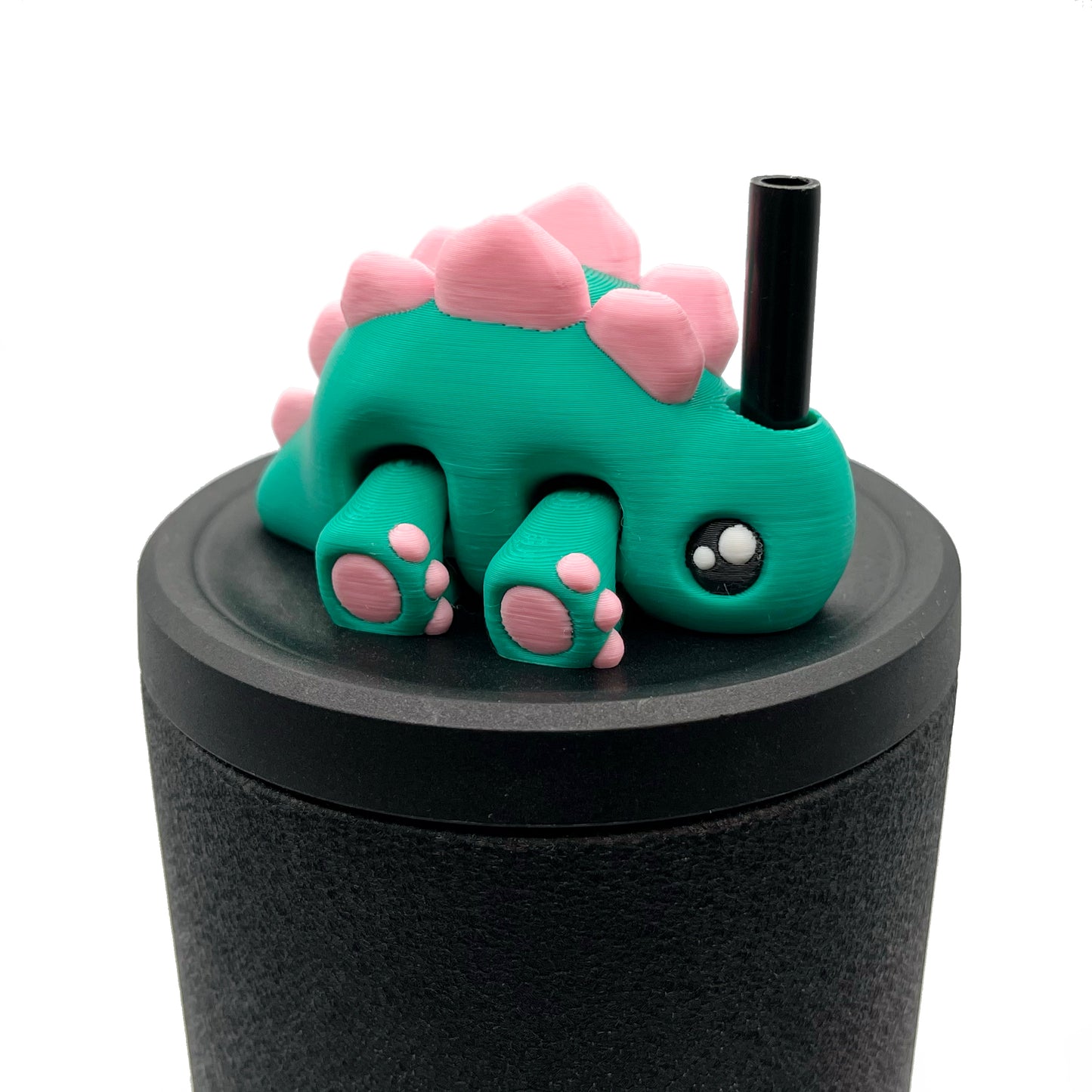 Sip Sidekicks - Articulating 3D Printed Animal Figurines – Pocket-Sized Drinkware Collectibles – Adorable 3D Printed Straw Buddy for Tumbler Cups | Collectible Cup Charm