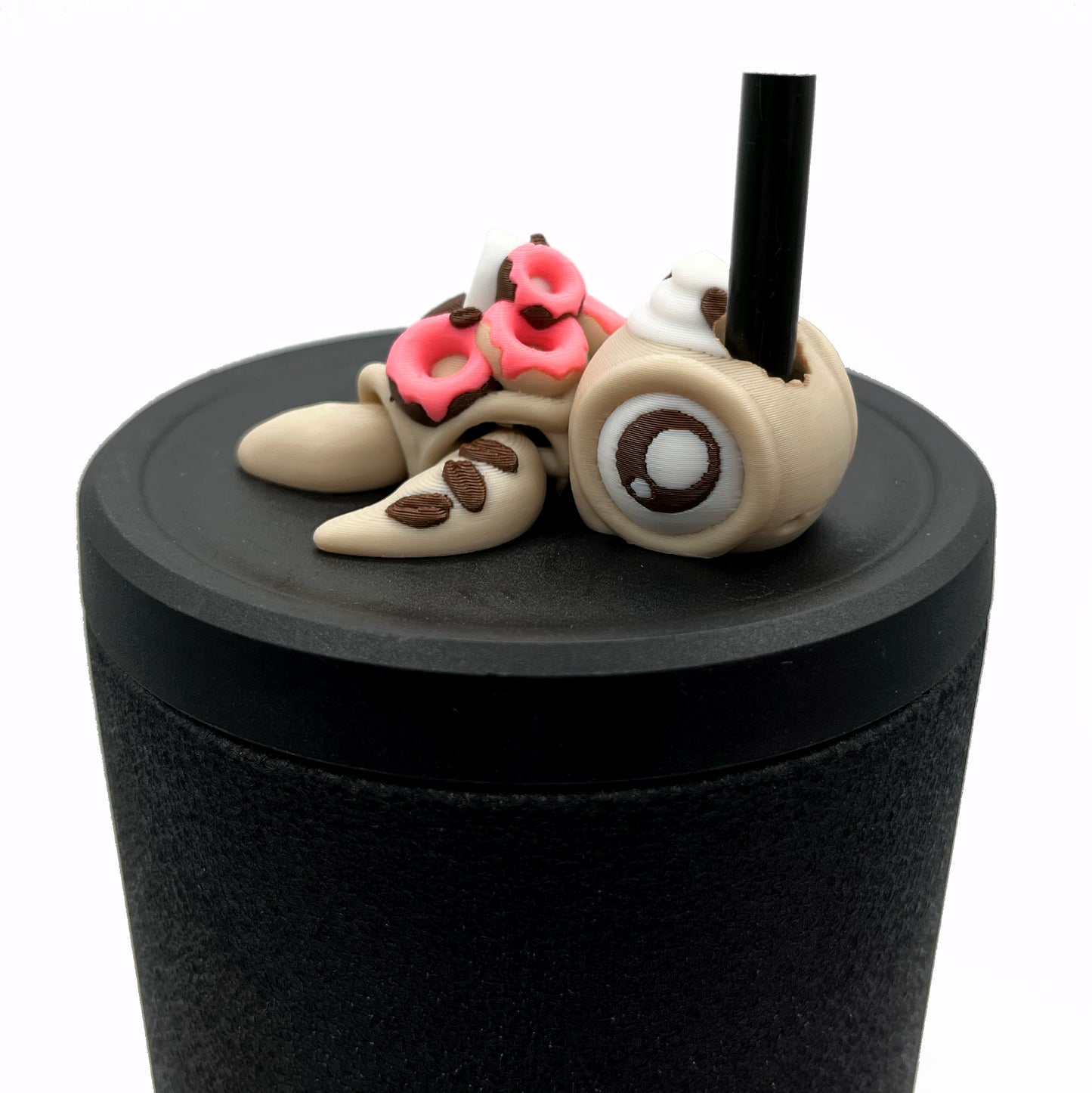 Turtles!! Sip Sidekick – 3D Printed Straw Buddy for Tumblers