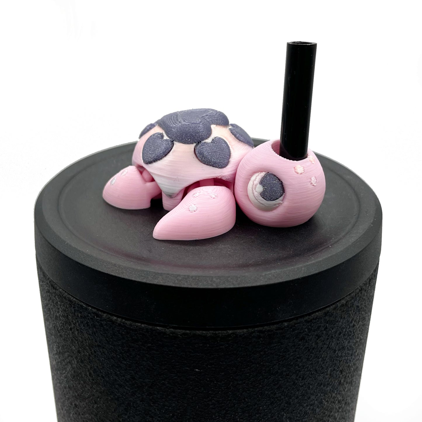 Turtles!! Sip Sidekick – 3D Printed Straw Buddy for Tumblers