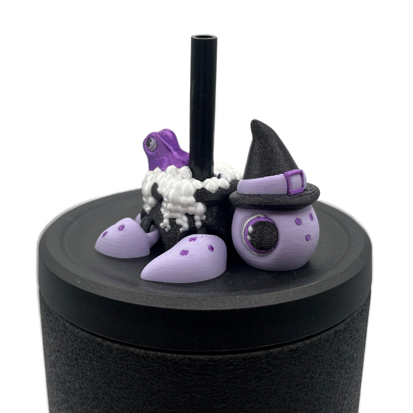 Sip Sidekicks - Articulating 3D Printed Animal Figurines – Pocket-Sized Drinkware Collectibles – Adorable 3D Printed Straw Buddy for Tumbler Cups | Collectible Cup Charm