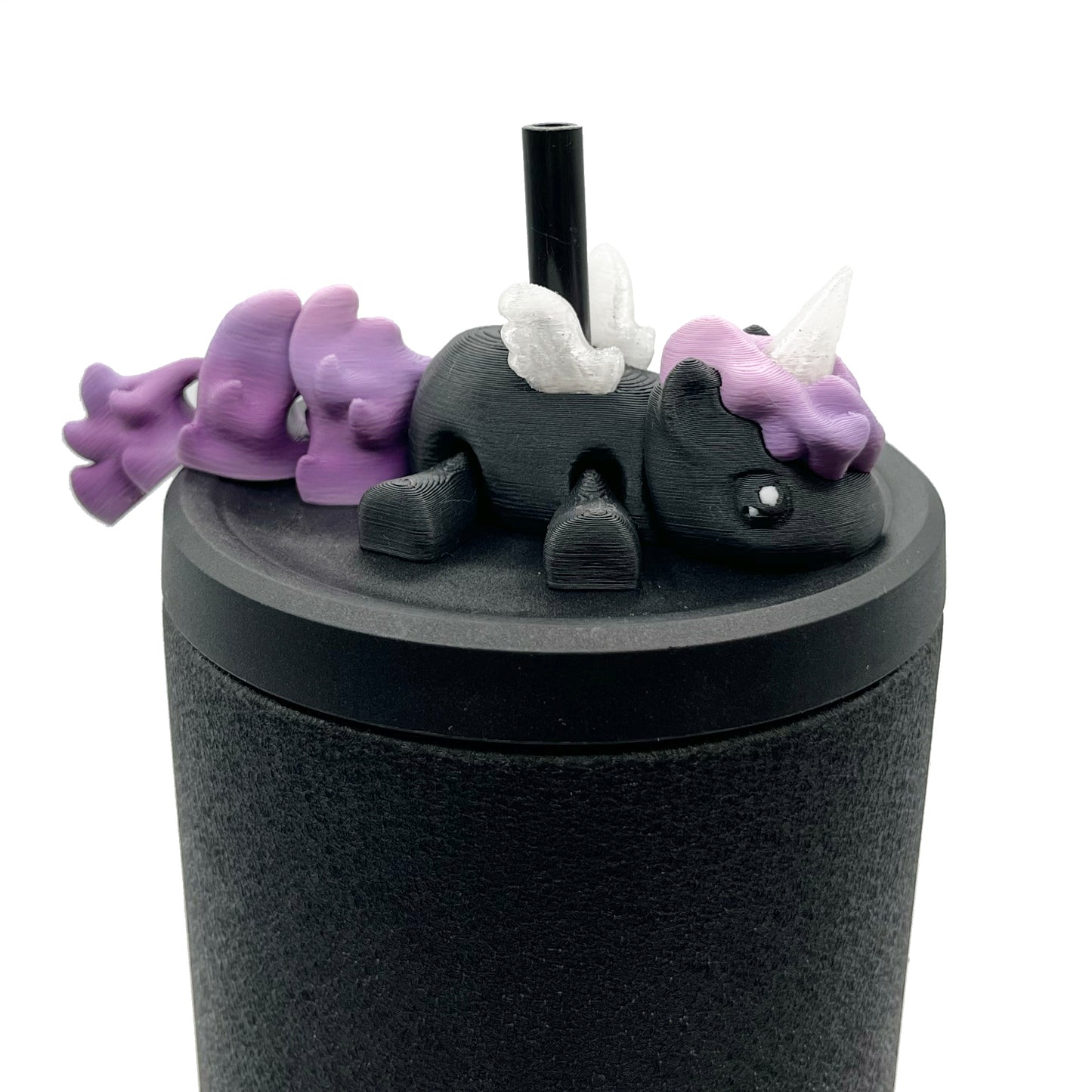 Sip Sidekicks - Articulating 3D Printed Animal Figurines – Pocket-Sized Drinkware Collectibles – Adorable 3D Printed Straw Buddy for Tumbler Cups | Collectible Cup Charm
