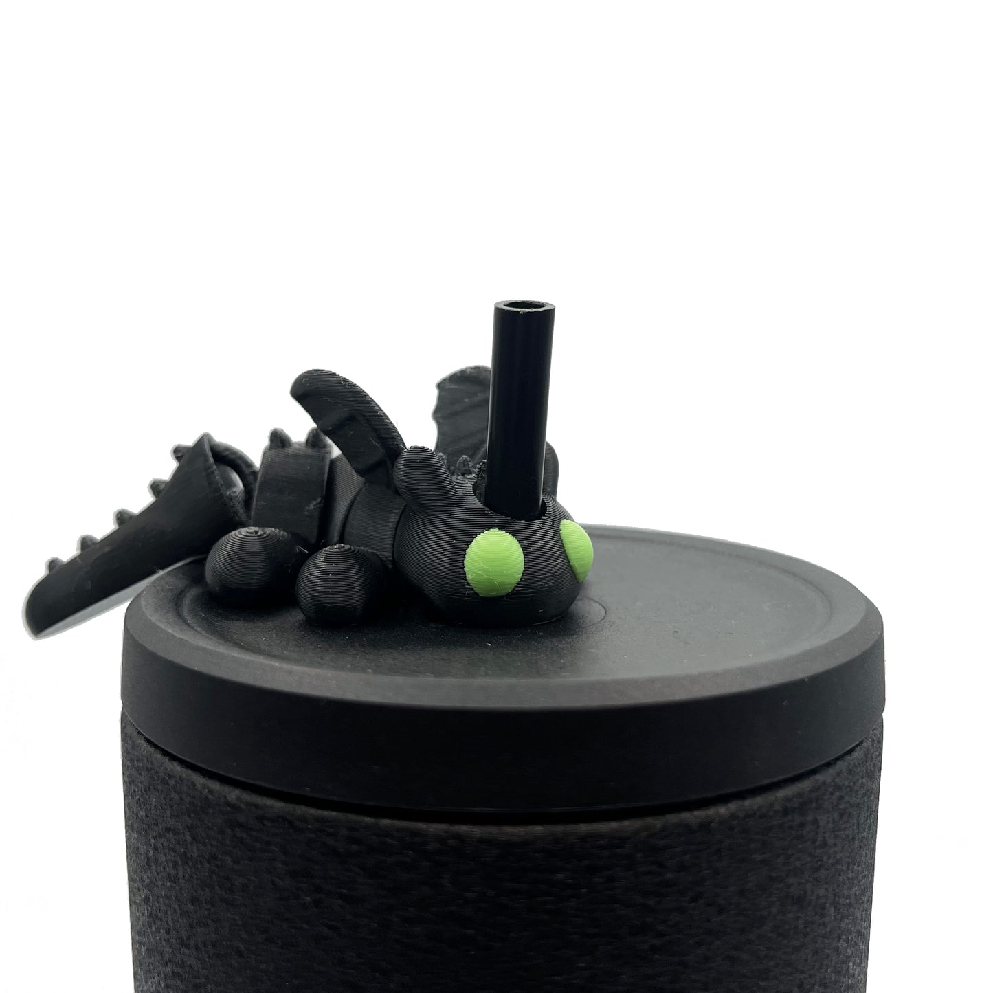 Sip Sidekicks - Articulating 3D Printed Animal Figurines – Pocket-Sized Drinkware Collectibles – Adorable 3D Printed Straw Buddy for Tumbler Cups | Collectible Cup Charm