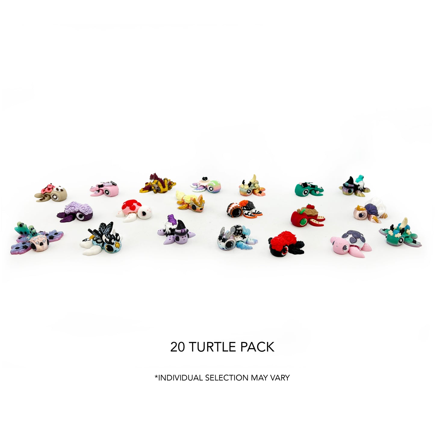 🐢 Tiny Turtles Mystery Micros – Turtle Egg Container | 3D Printed Mini Collectibles