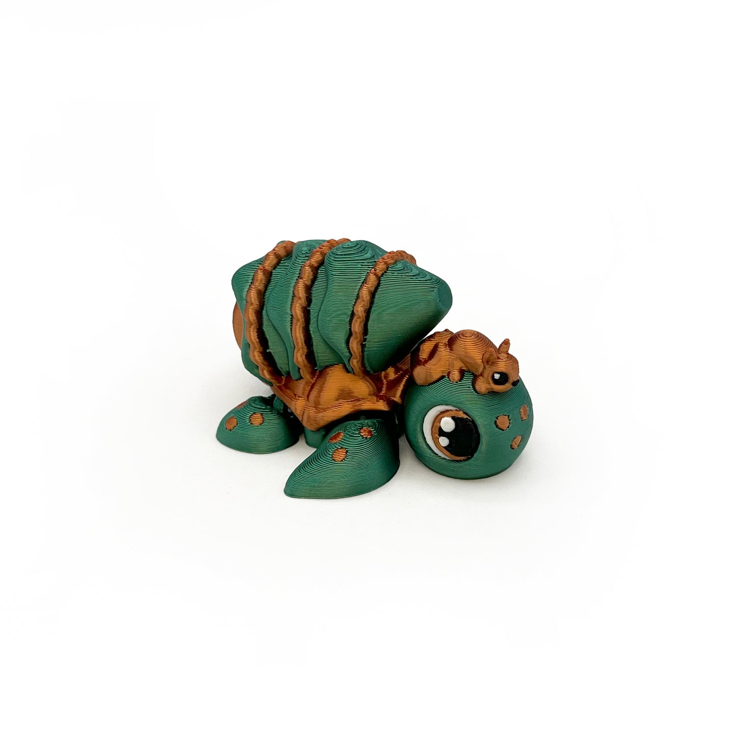 TURTLES!! – The Palm-Sized Original – Articulated Turtle Fidget with Pocket Turtle Energy