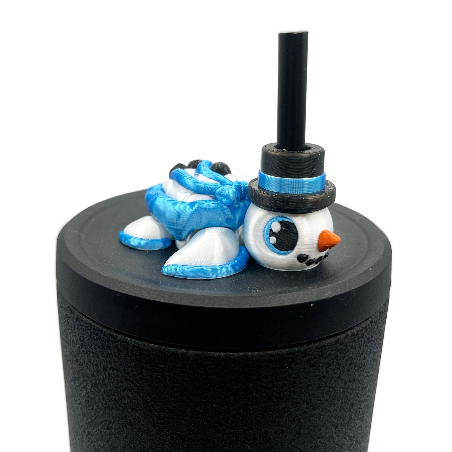 Turtles!! Sip Sidekick – 3D Printed Straw Buddy for Tumblers