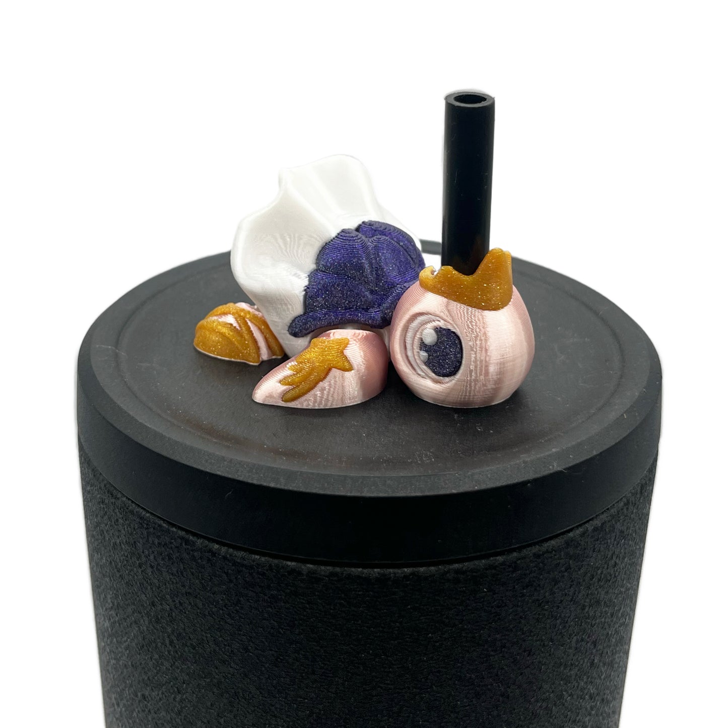 Turtles!! Sip Sidekick – 3D Printed Straw Buddy for Tumblers