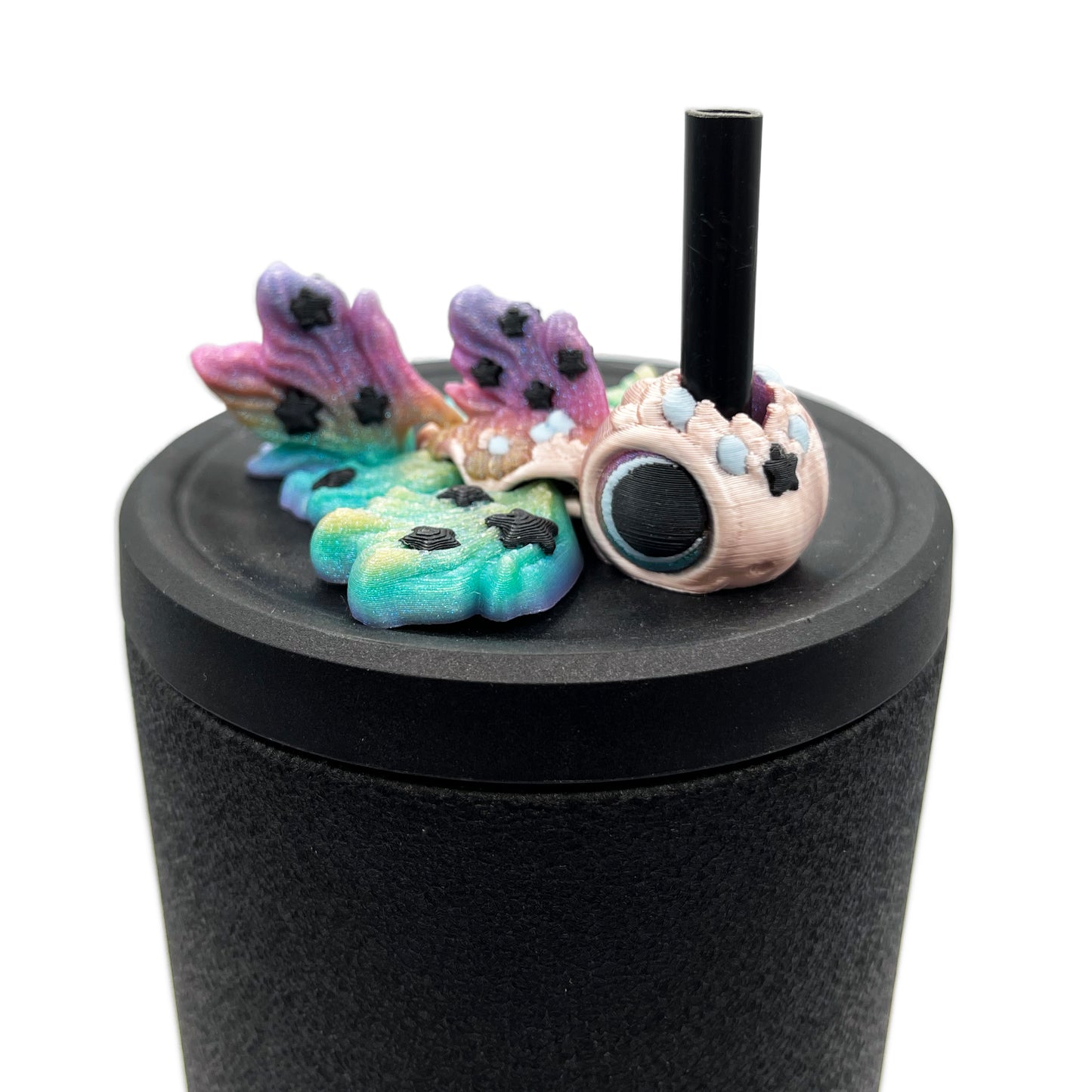 Turtles!! Sip Sidekick – 3D Printed Straw Buddy for Tumblers