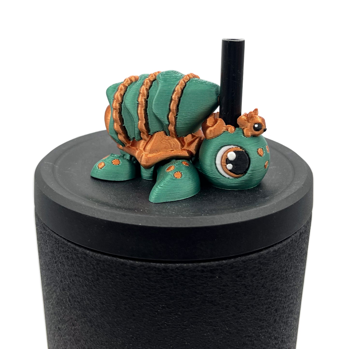 Turtles!! Sip Sidekick – 3D Printed Straw Buddy for Tumblers