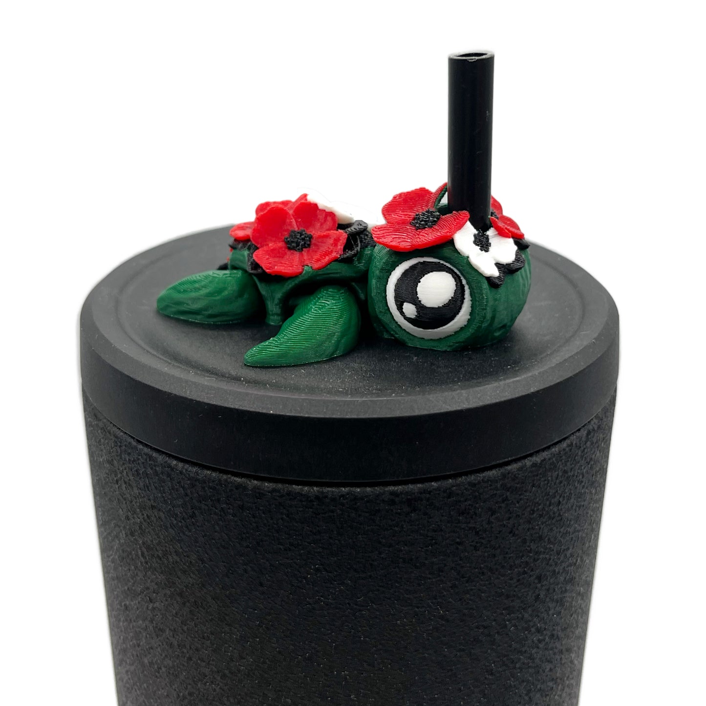 Turtles!! Sip Sidekick – 3D Printed Straw Buddy for Tumblers