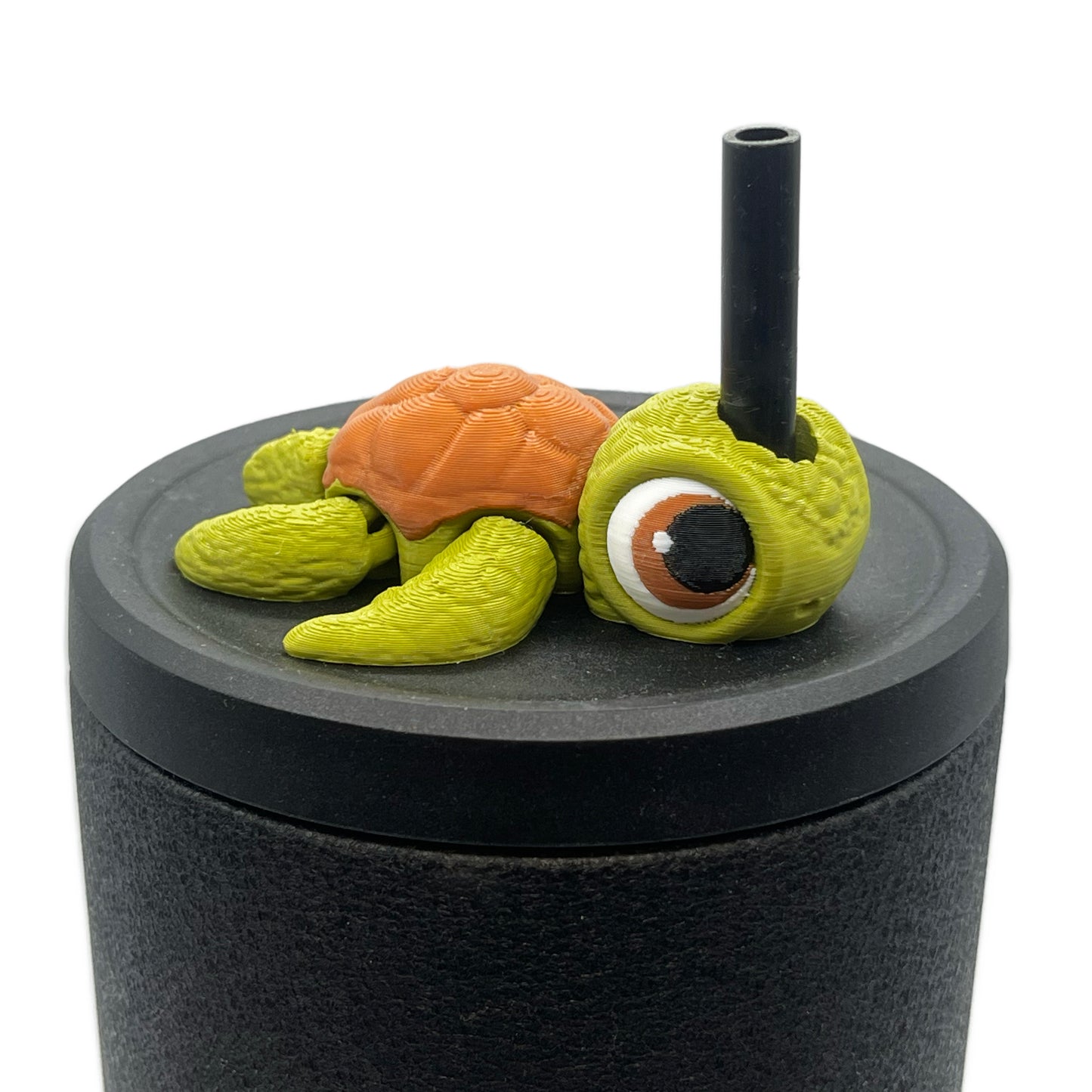 Turtles!! Sip Sidekick – 3D Printed Straw Buddy for Tumblers