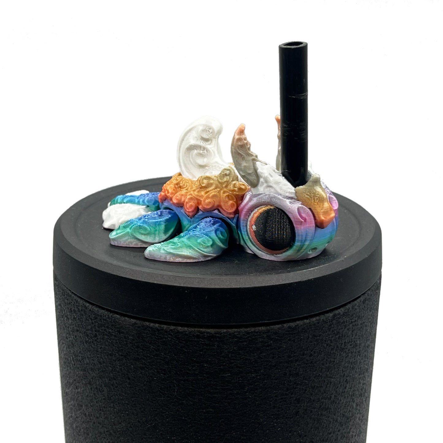 Turtles!! Sip Sidekick – 3D Printed Straw Buddy for Tumblers