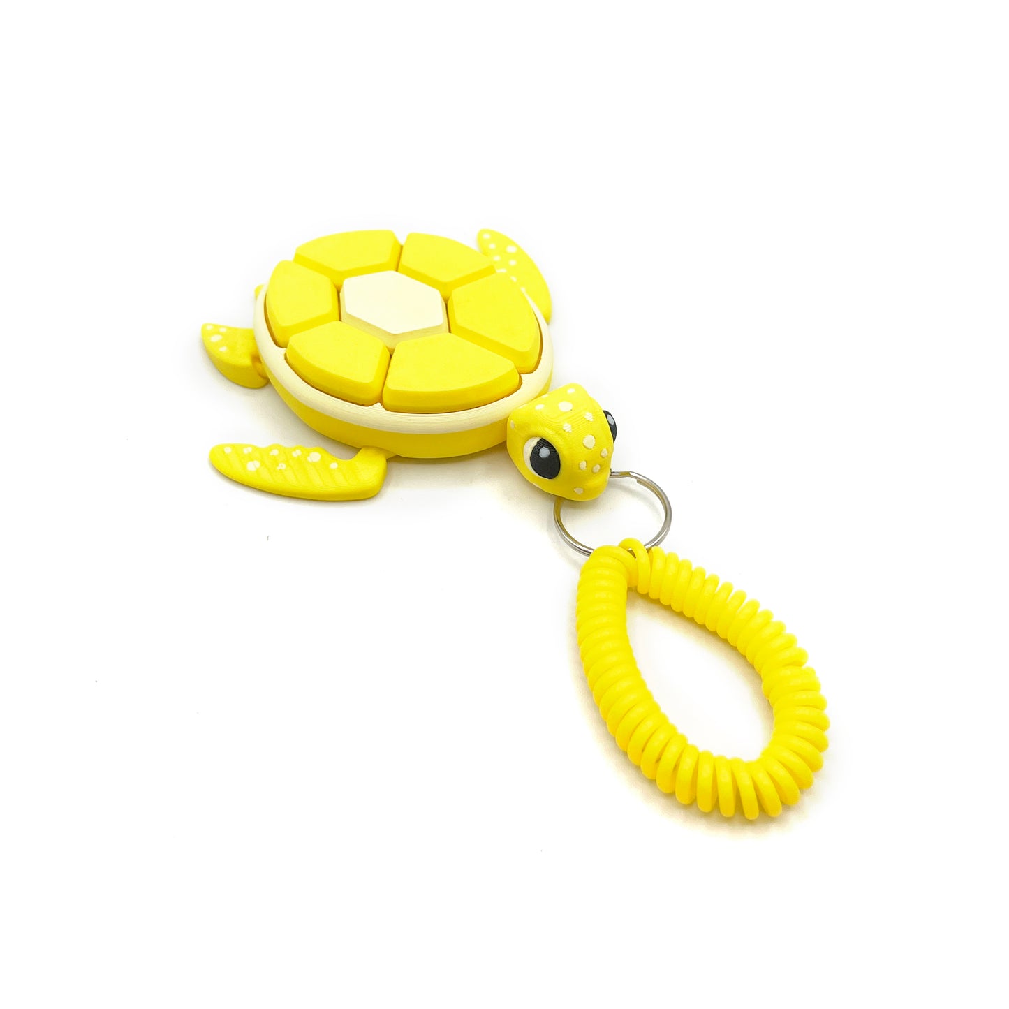Turtle Fruit Fidget Clicker Keychain Sensory Toy - Autism, ADHD, Stress, Anxiety Relief