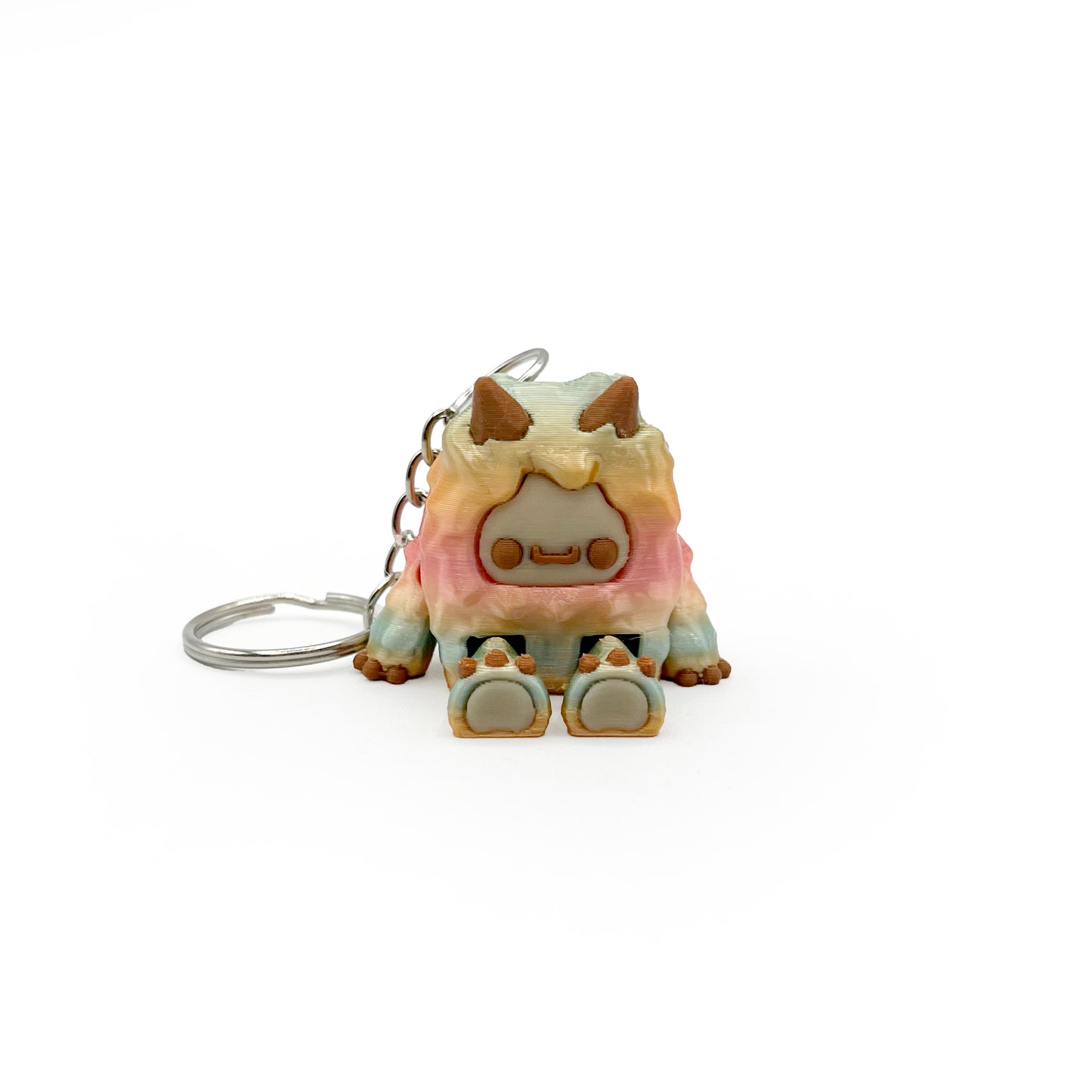 Flurryfoot & Bigfoot KEYCHAINS – Clip-On Backpack Buddies – 3D Printed Charms